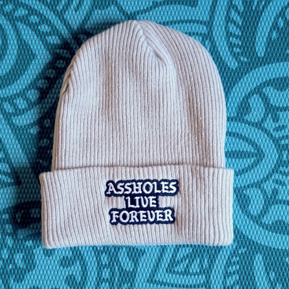 Assholes Live Forever Beanie NWOT